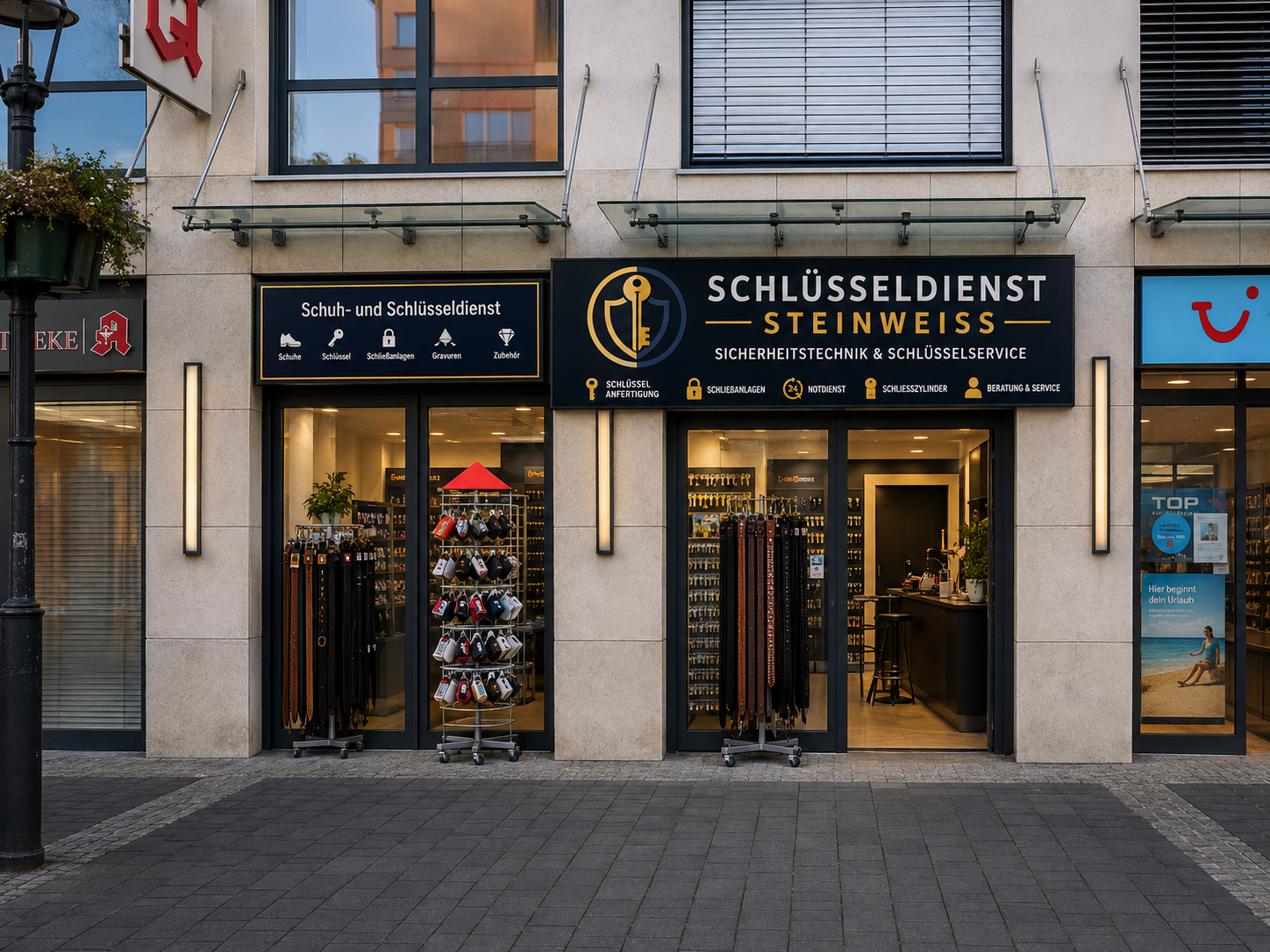 Schlüsseldienst Steinweiss professionelle Schlüssel- und Sicherheitsarbeiten